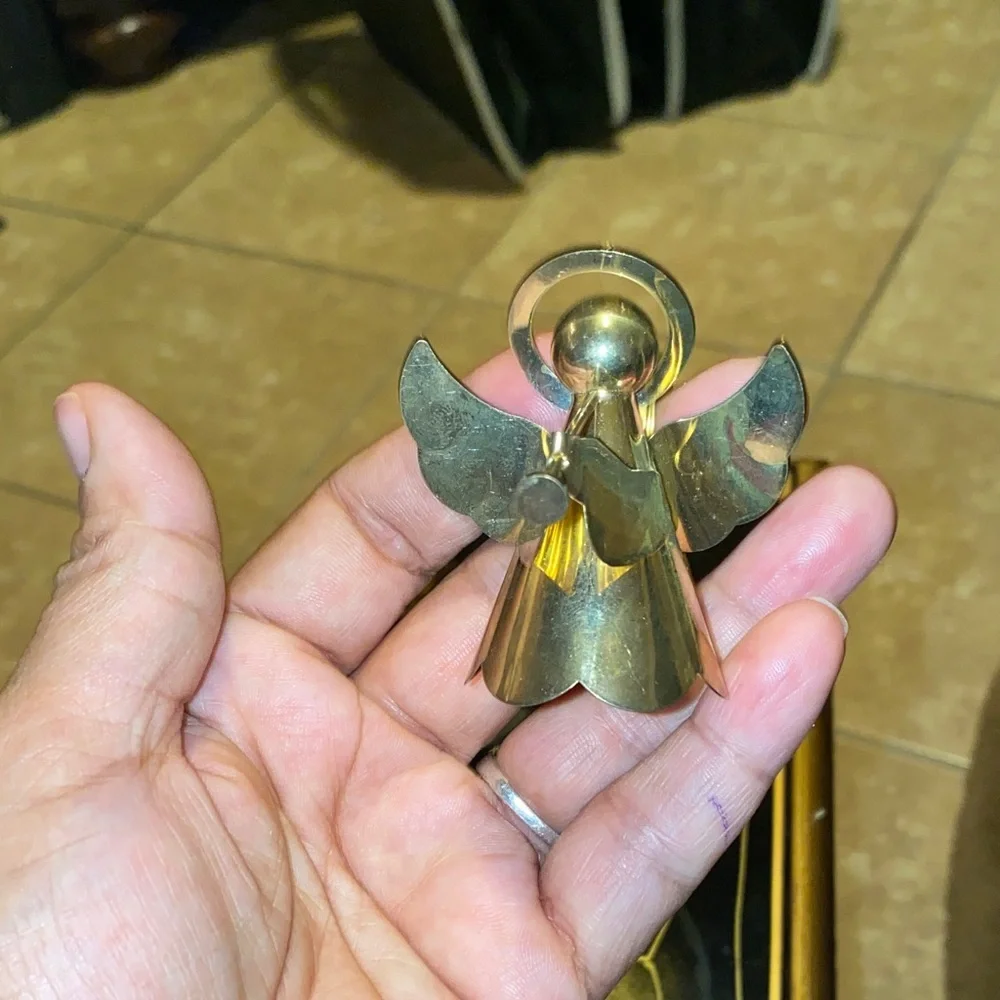 Gold Angel Napkin Rings Set of 6